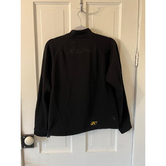 Klim Softshell Jacket Mens small Glacier Stretch Performance Coat black midlayer - Picture 2 of 7